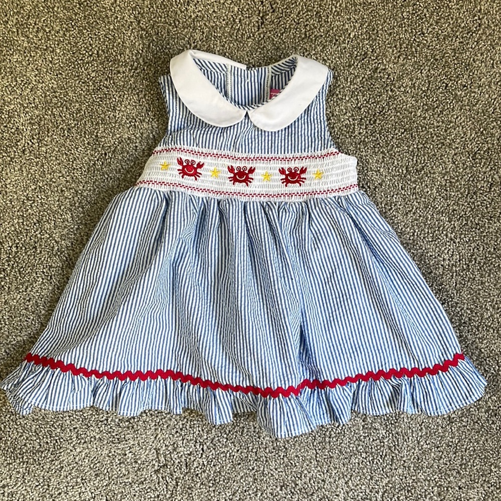 Goodlad 12 month old baby girl crab dress